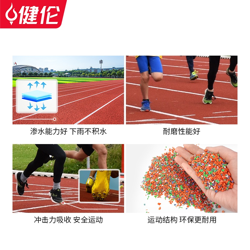 JLD810GC-Plastic runway breathable type 1.3cm thick