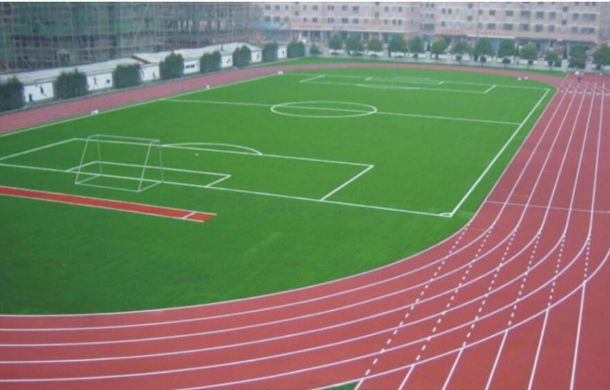 塑胶跑道材料哪家好？广东健伦专业生产塑胶跑道球场材料的厂家！