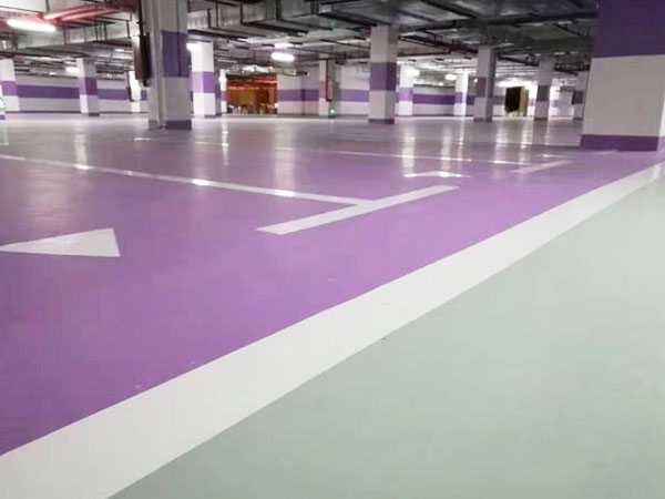 健伦地坪分析停车场施工运用地坪漆有什么好处？
