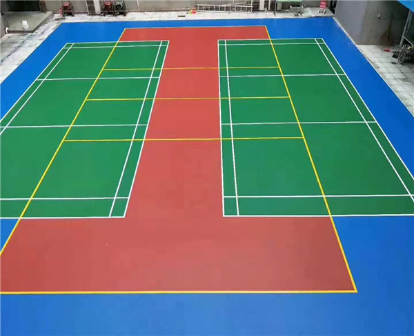 PVC羽毛球场施工方法流程和技术