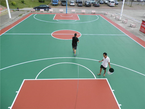 篮球场和篮球架的标准尺寸图
