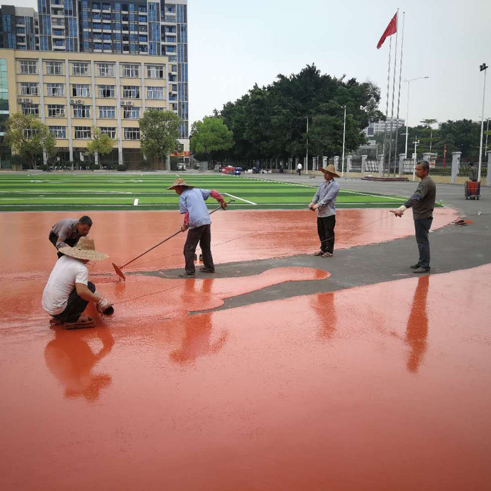 广西学校塑胶跑道施工 增加学校塑胶跑道寿命的方法