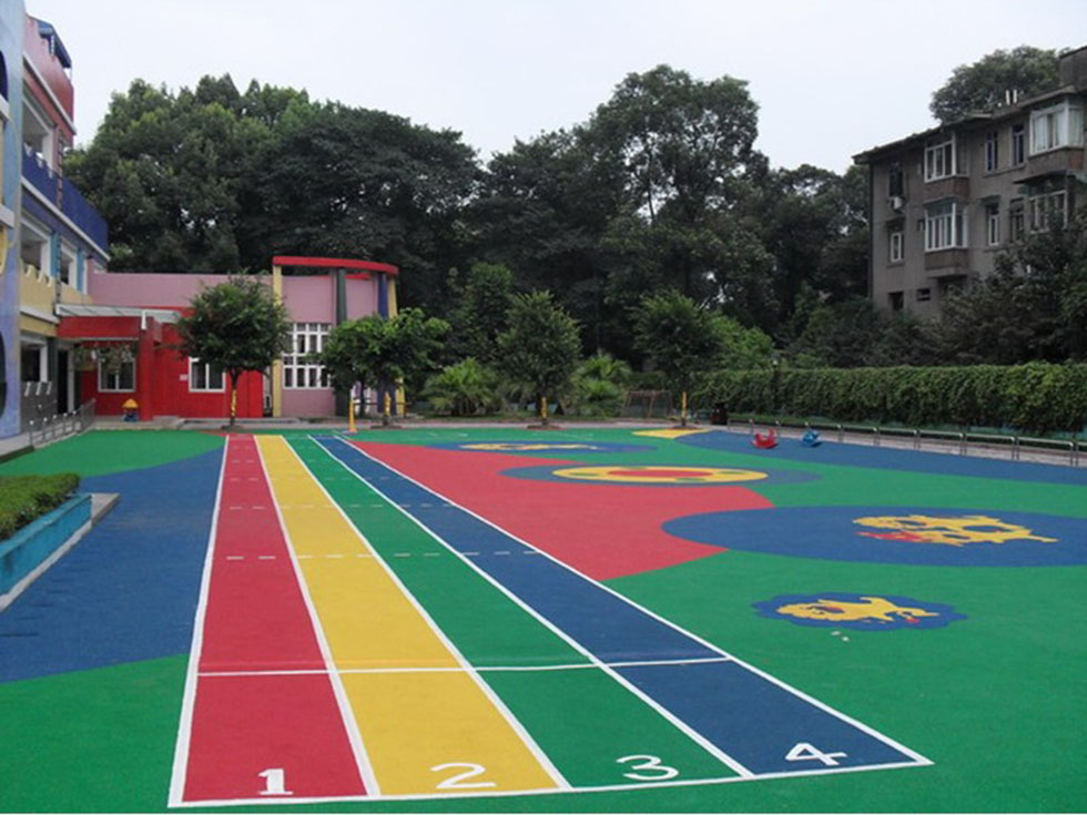 栖霞区幼儿园学校塑胶跑道