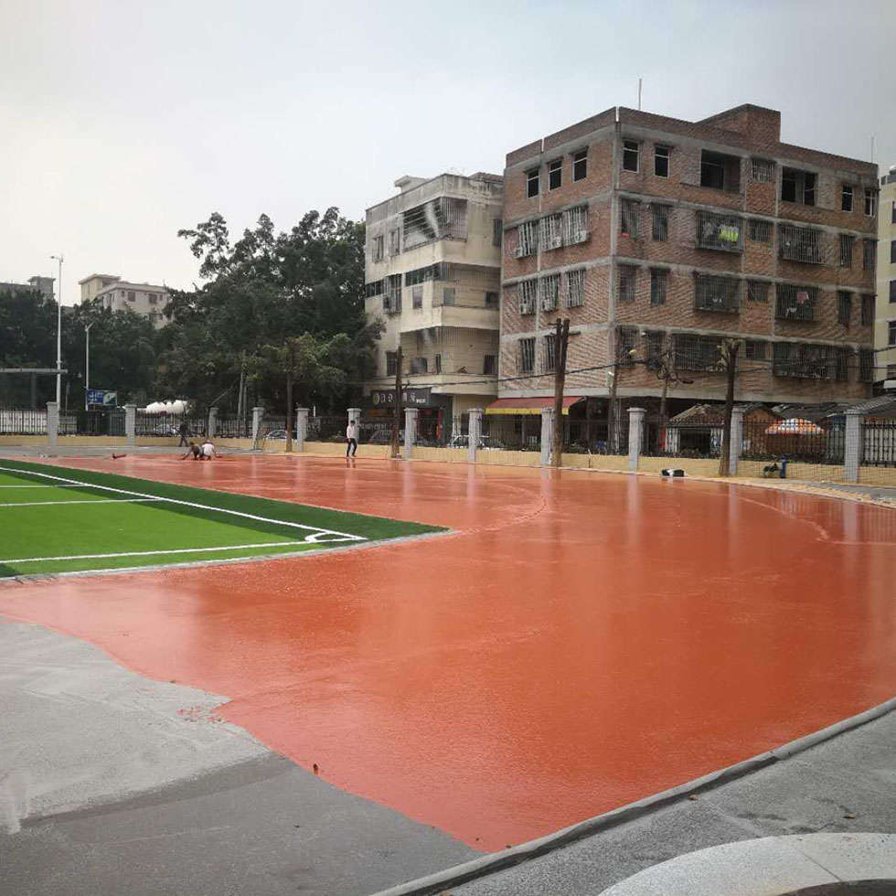 学校塑胶跑道建了三年 清浦区人造草坪