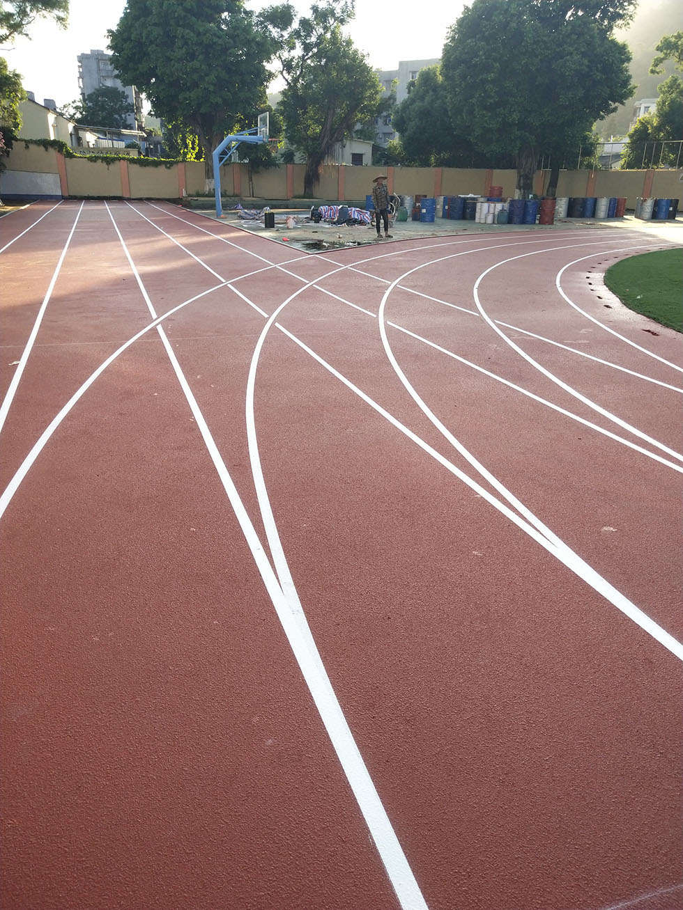 樂清幼兒園學校塑膠跑道材料