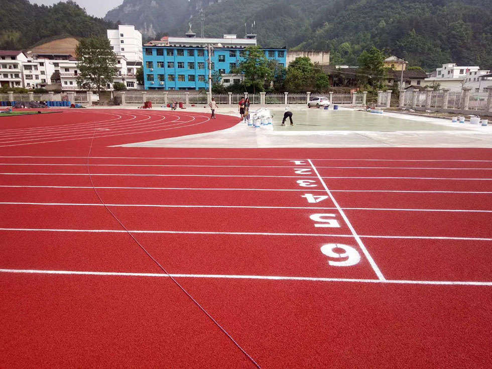 杨浦学校塑胶跑道