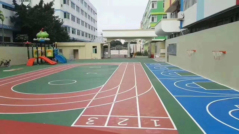 广平县学校塑胶跑道