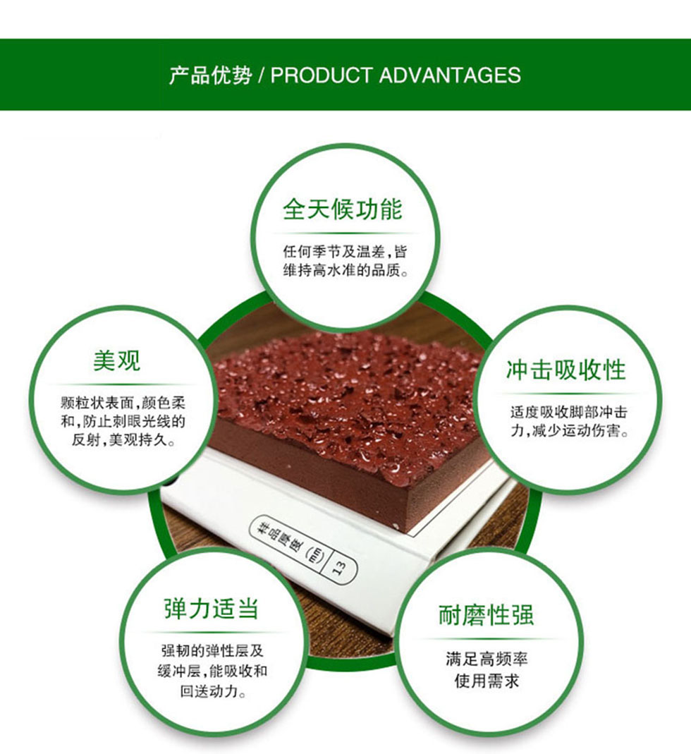 硅PU成为市场一致公认的健康型专业弹性硅PU球场材料